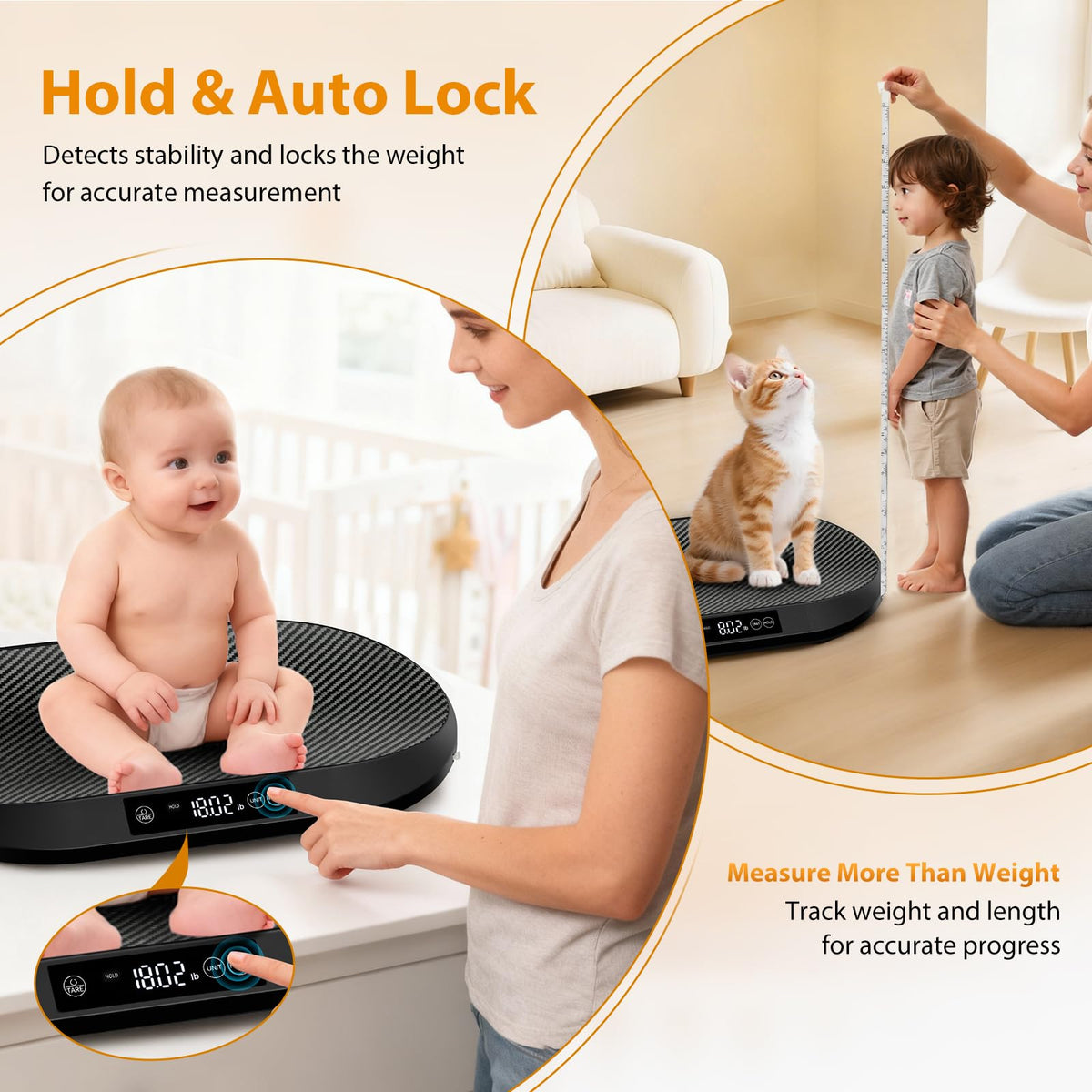 88lb Baby Scale with 60" Tape B10432