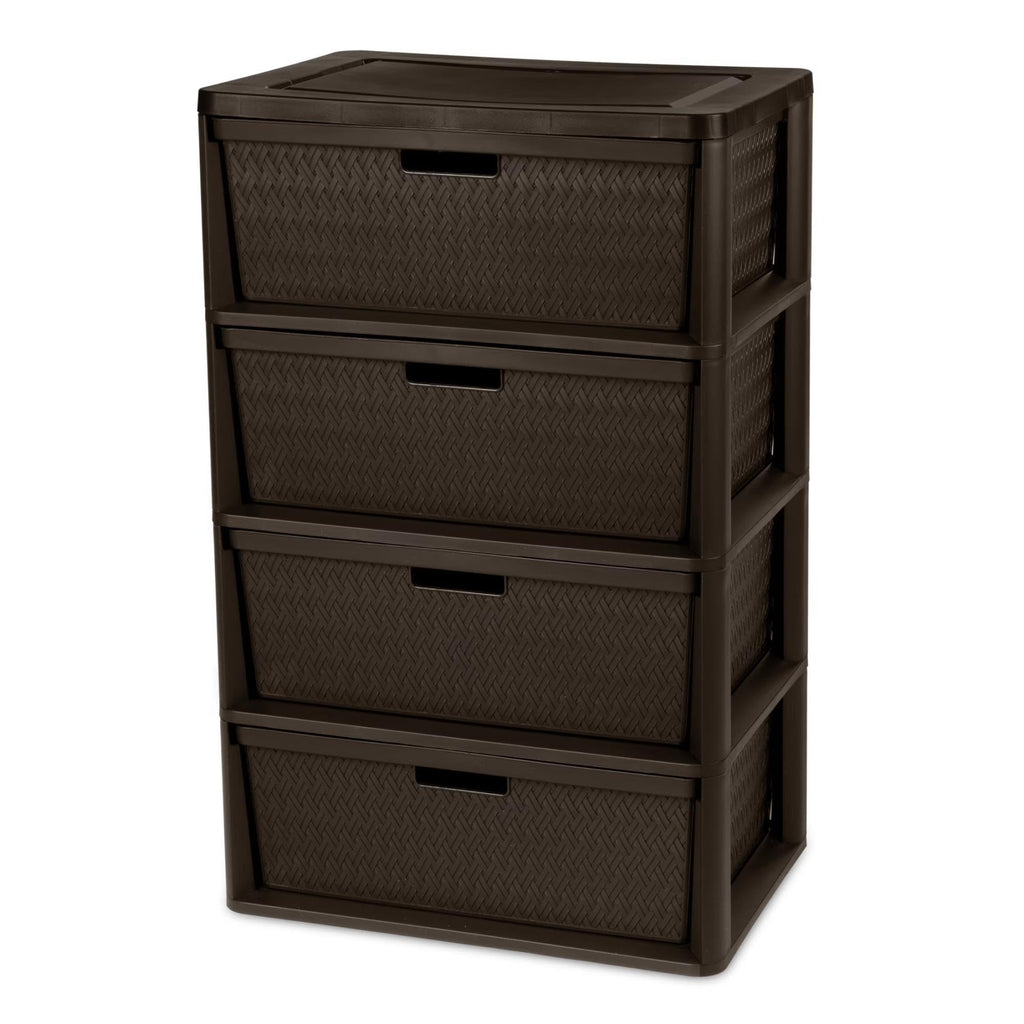 3 Drawer Storage Organizer Tower with Carry Handles E517628