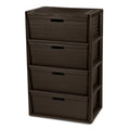 3 Drawer Storage Organizer Tower with Carry Handles E517628