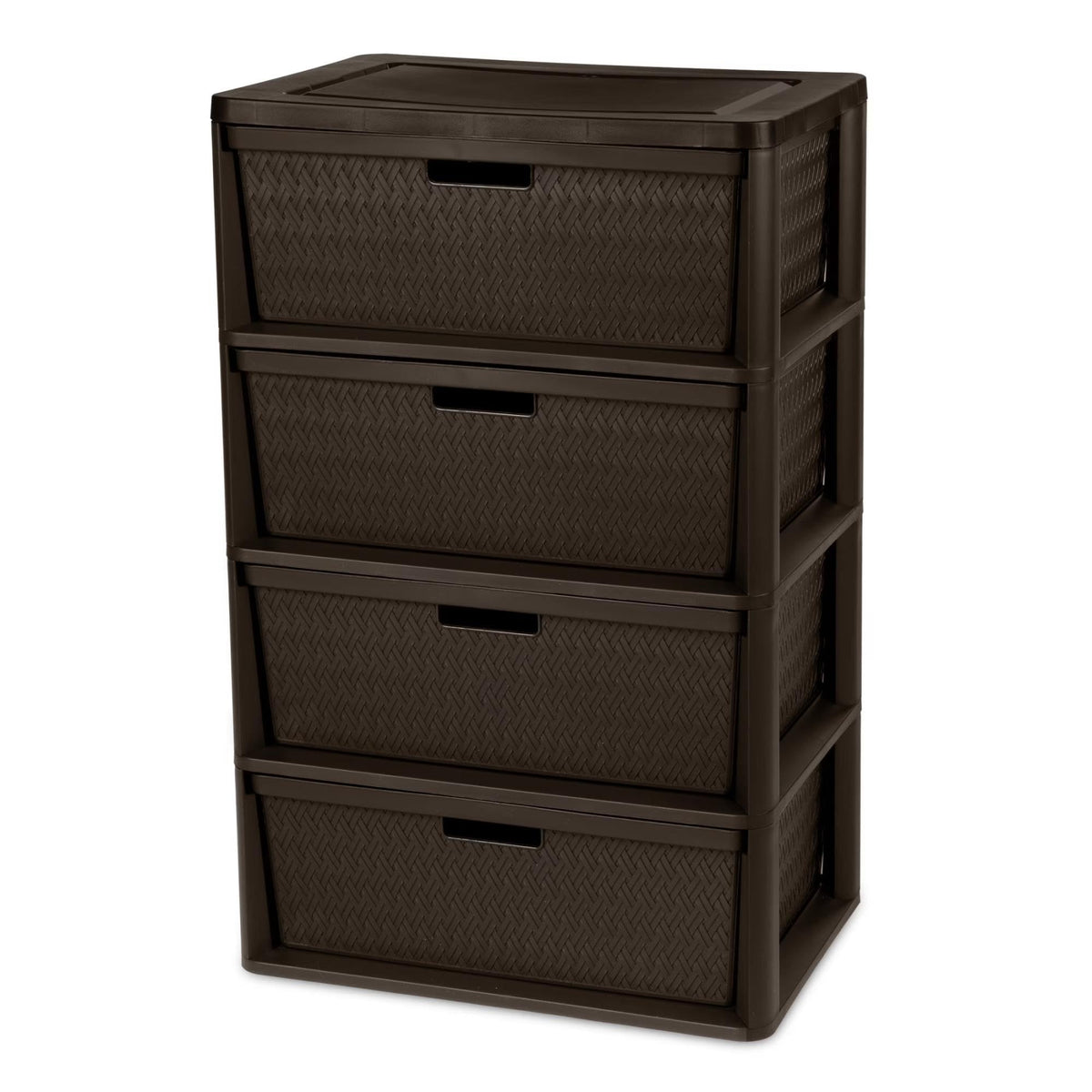 3 Drawer Storage Organizer Tower with Carry Handles E517628