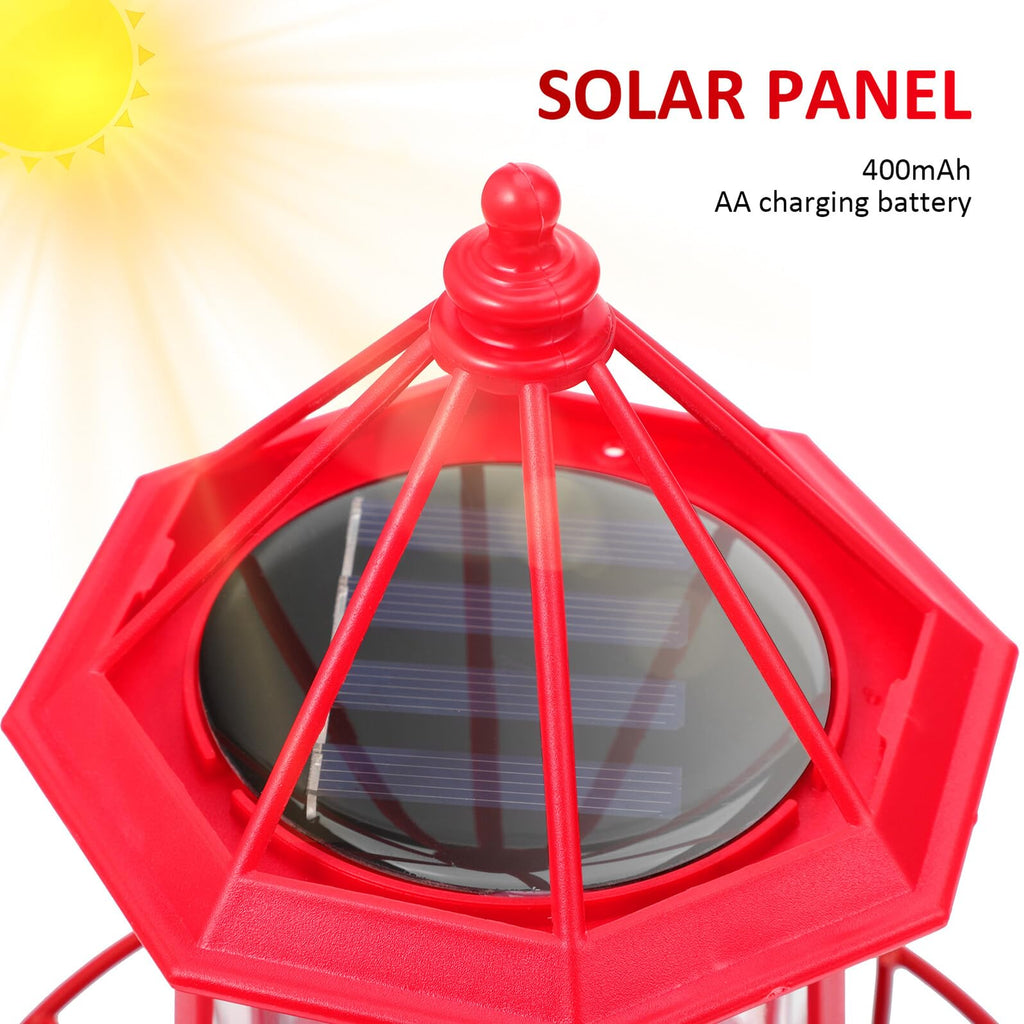 Solar Rotating Lighthouse Landscape Light Q762779