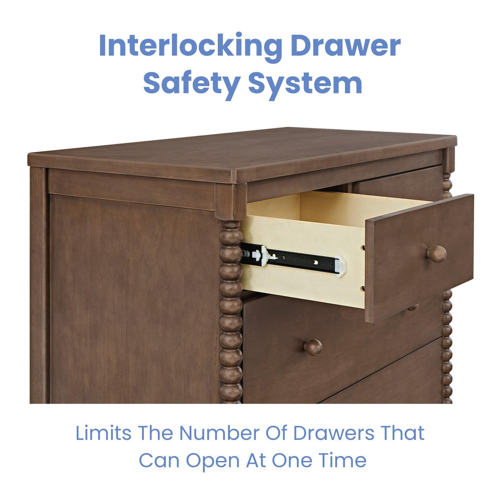 4 Drawer Dresser with Changing Top T34548