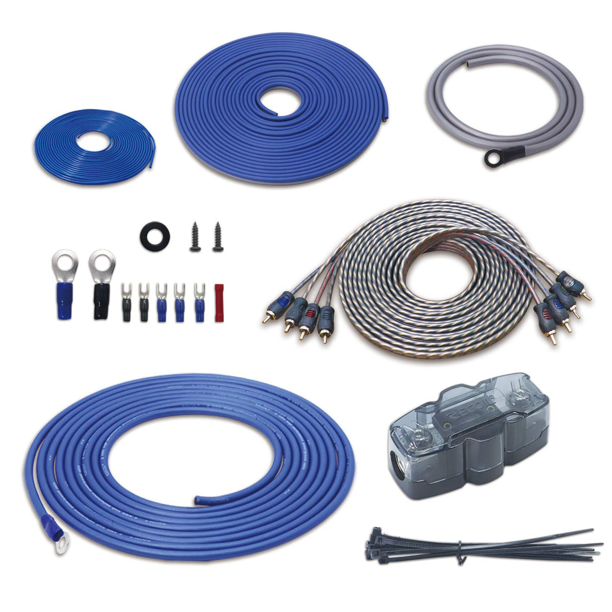 4 Gauge 4-Channel Amplifier Wiring Kit O3450