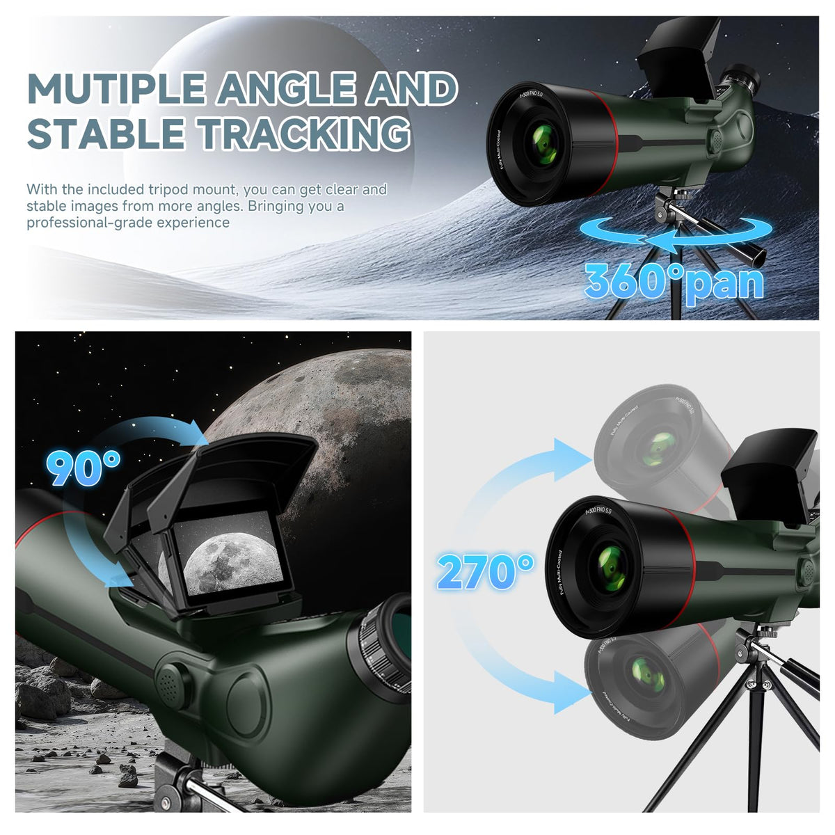 Auto-Focus Portable Digital Electronic Telescope L88810