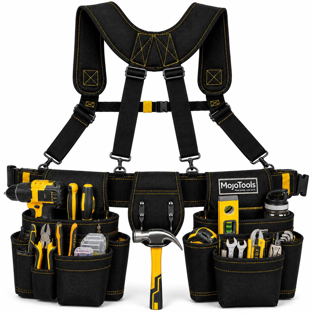 Heavy Duty Tool Belt with Suspenders H9216