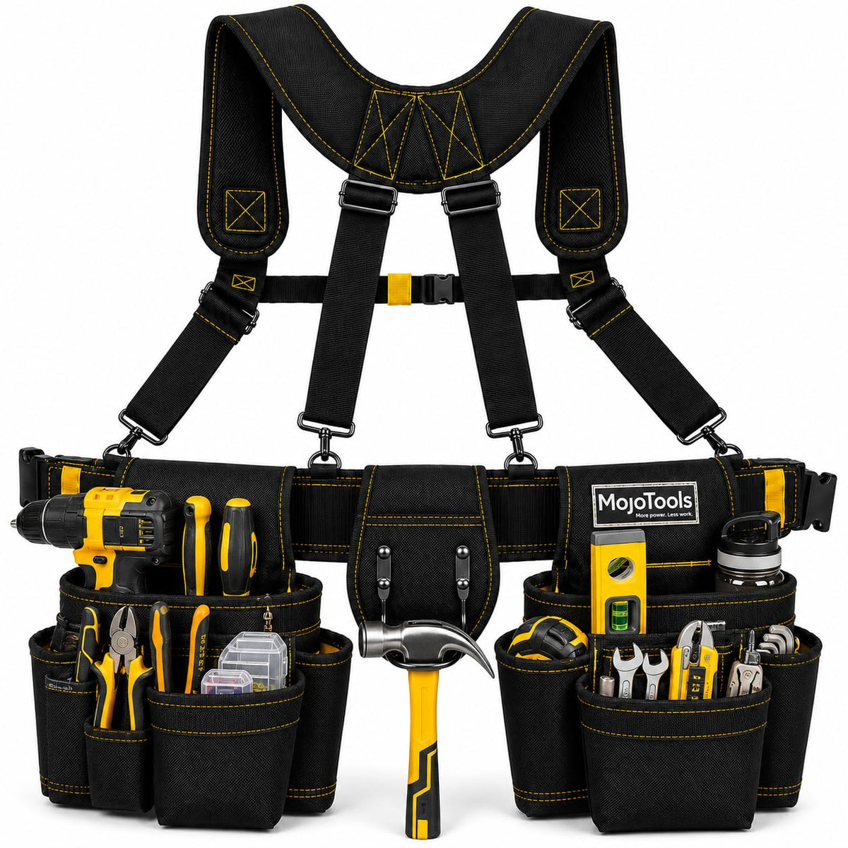 Heavy Duty Tool Belt with Suspenders H9216