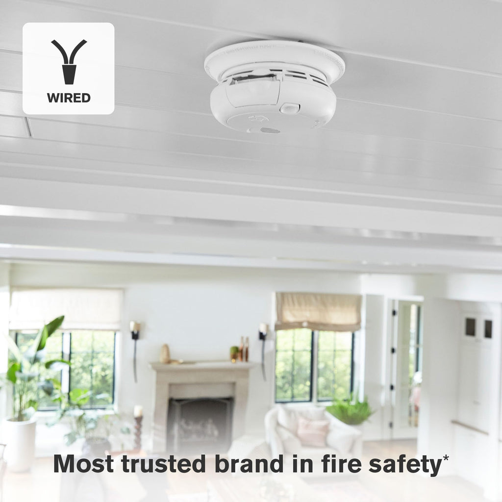 Hardwire Combination Smoke & Carbon Monoxide Alarm with Voice X728947