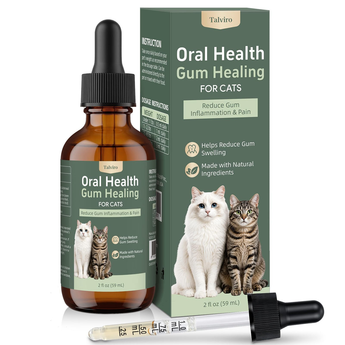Natural Plant-Based Cat Oral Care K700