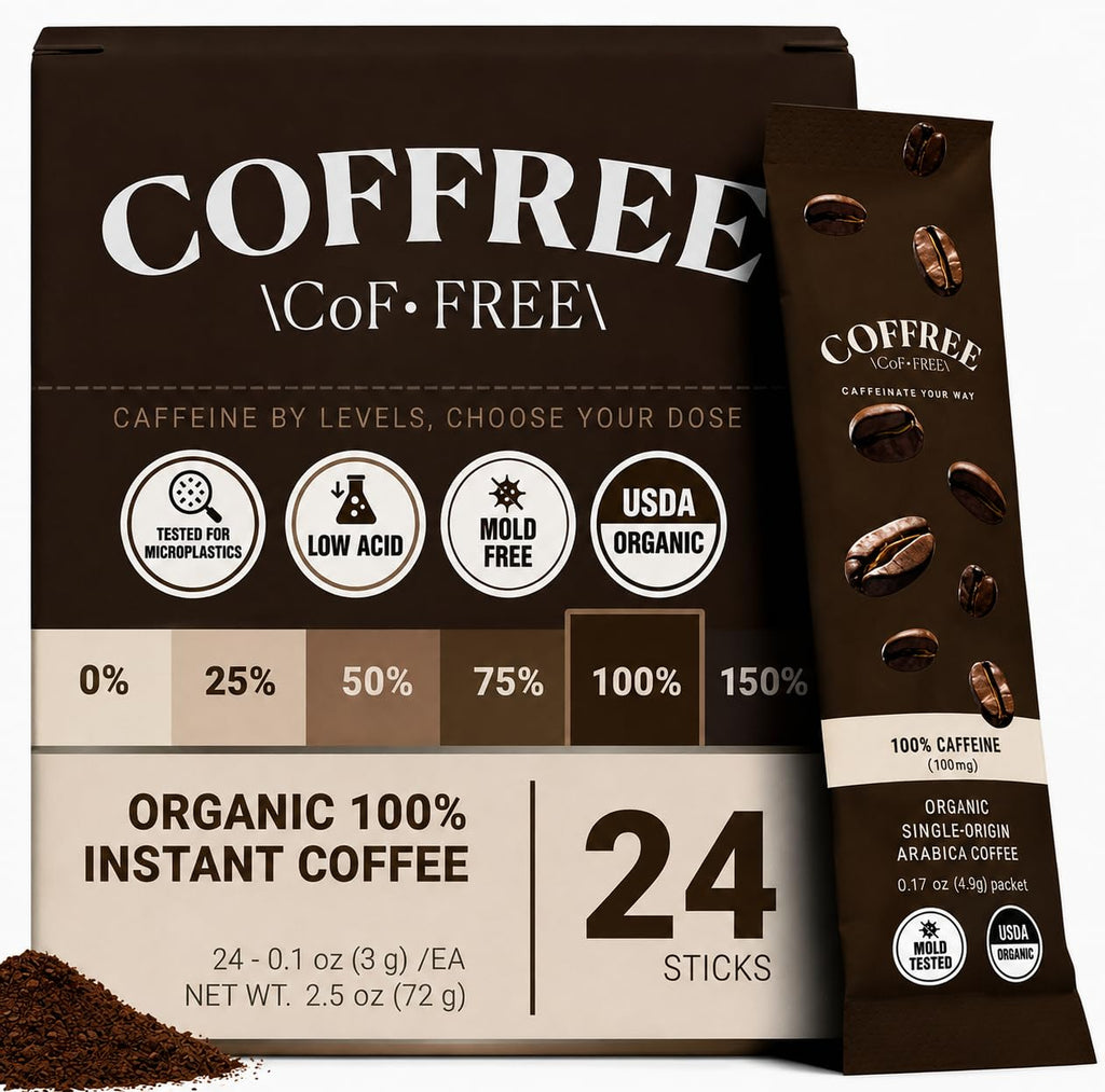 Organic Instant Coffee Packets 24 Count M5684