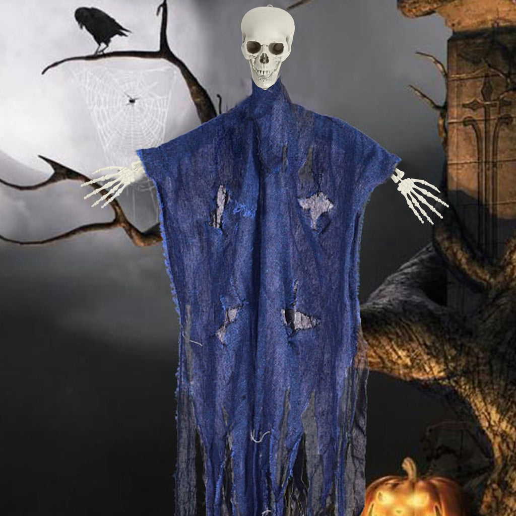 Halloween Skeleton Decoration 65inch Plastic Life Size S856871