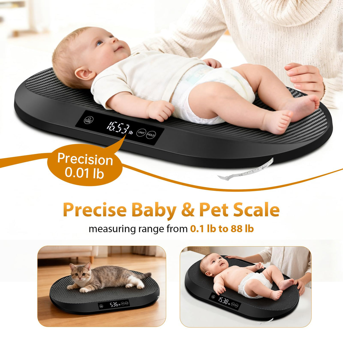 88lb Baby Scale with 60" Tape B10432