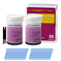 50 Test Sugar Test Strips with 50 Lancets N4371
