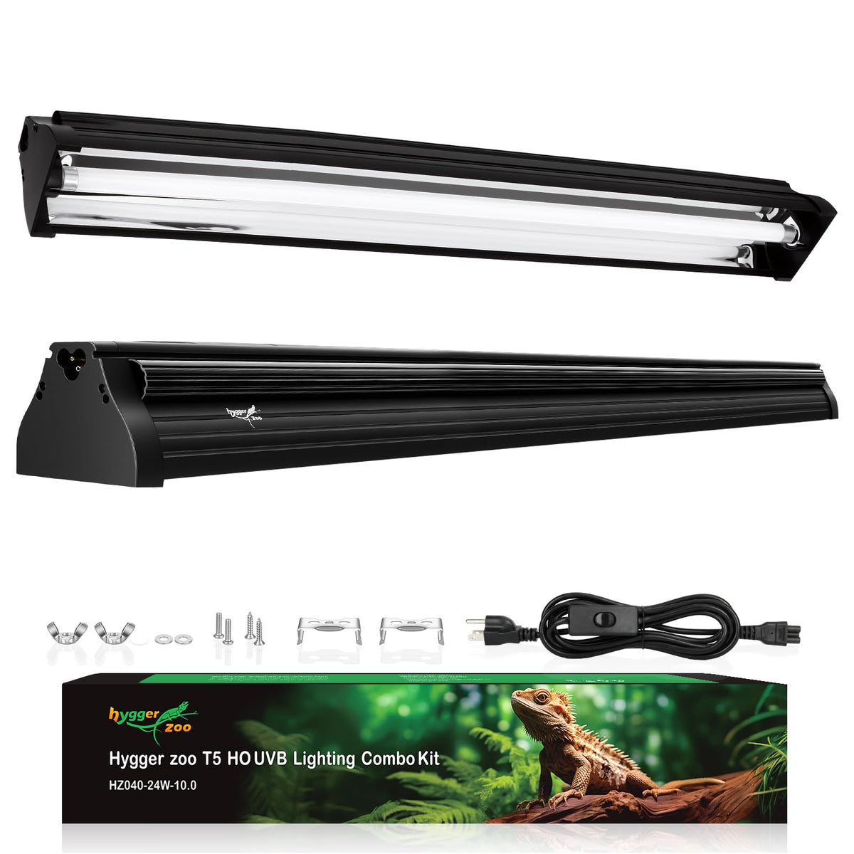 24W UVB Reptile Light Fixture Combo Kit V338686