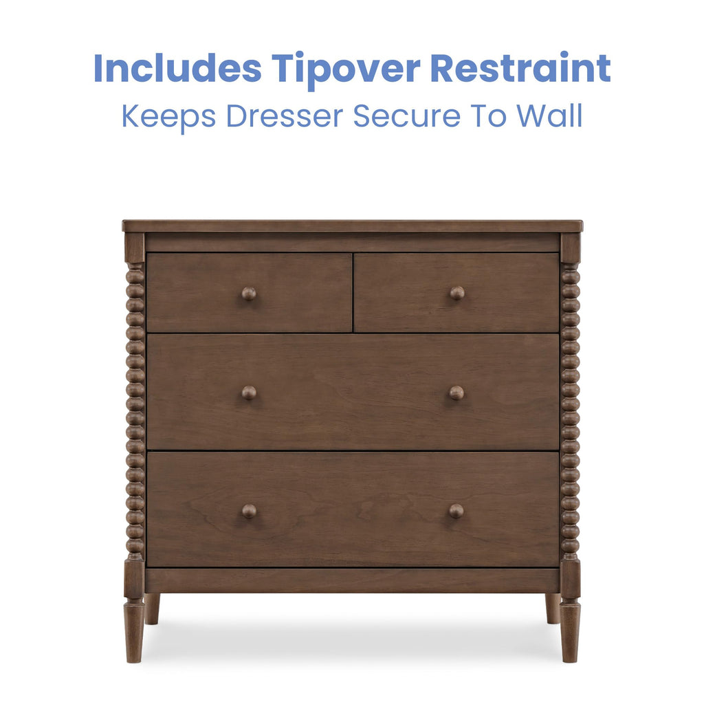 4 Drawer Dresser with Changing Top T34548