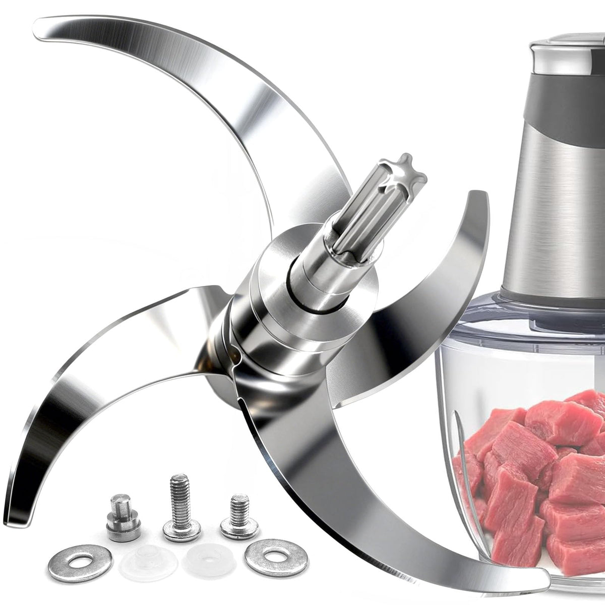 Stainless Steel Food Processor Blade Q6643