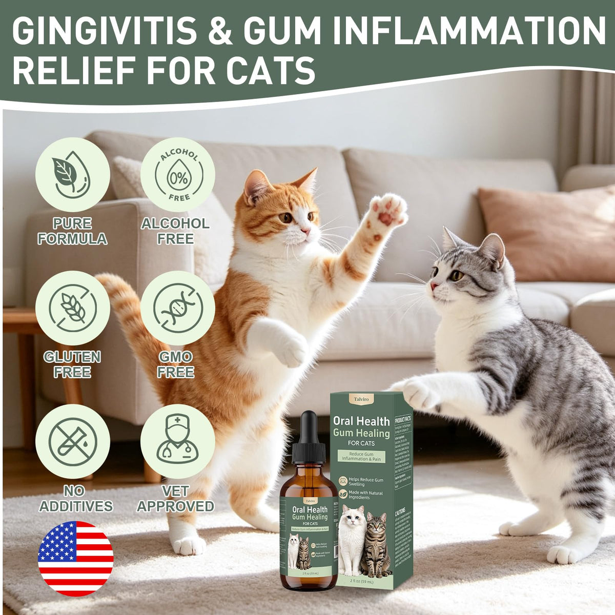 Natural Plant-Based Cat Oral Care K700