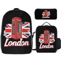 Backpack with Lunch Box Pencil Case Y352