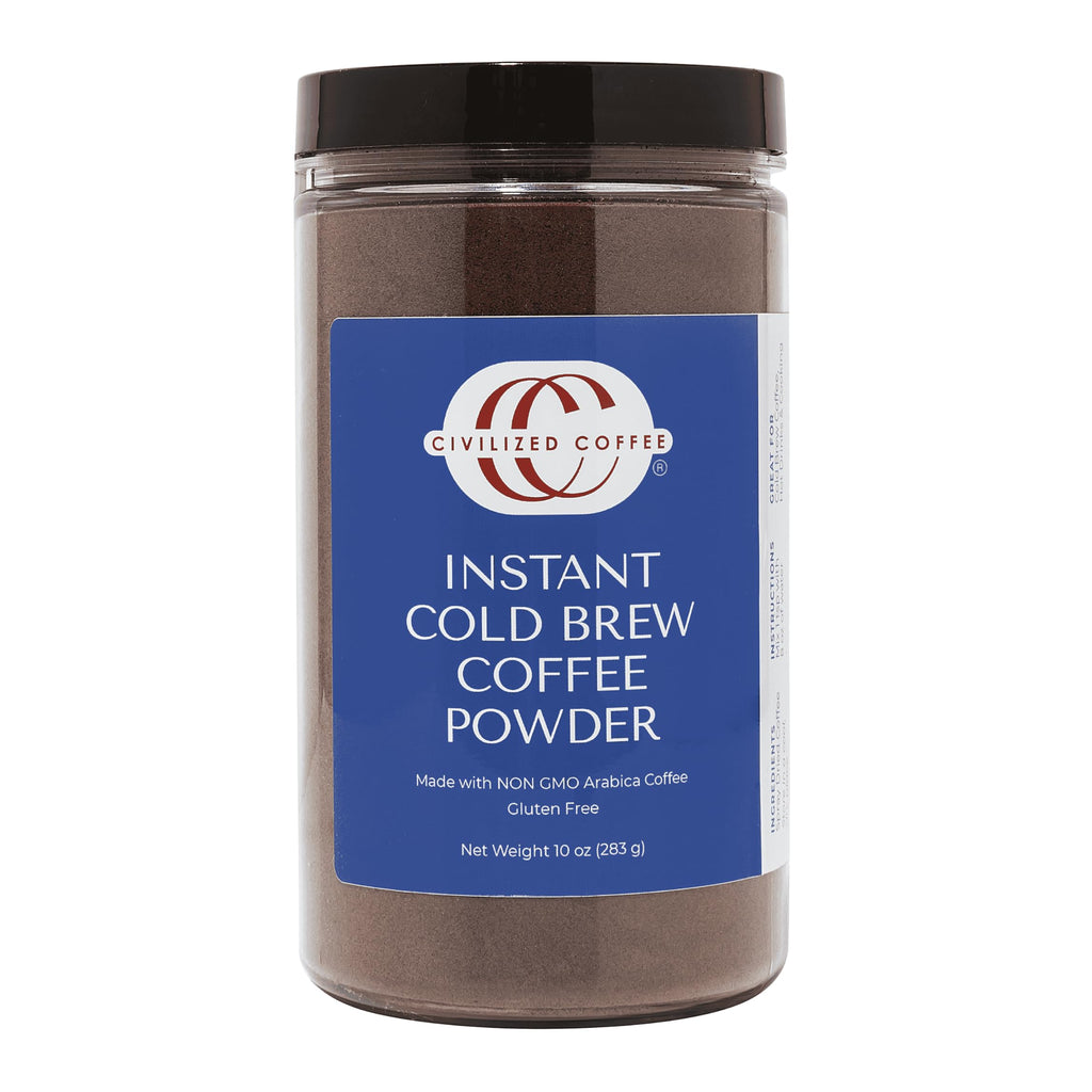 Instant Cold Brew Coffee Powder, 10 oz H99958