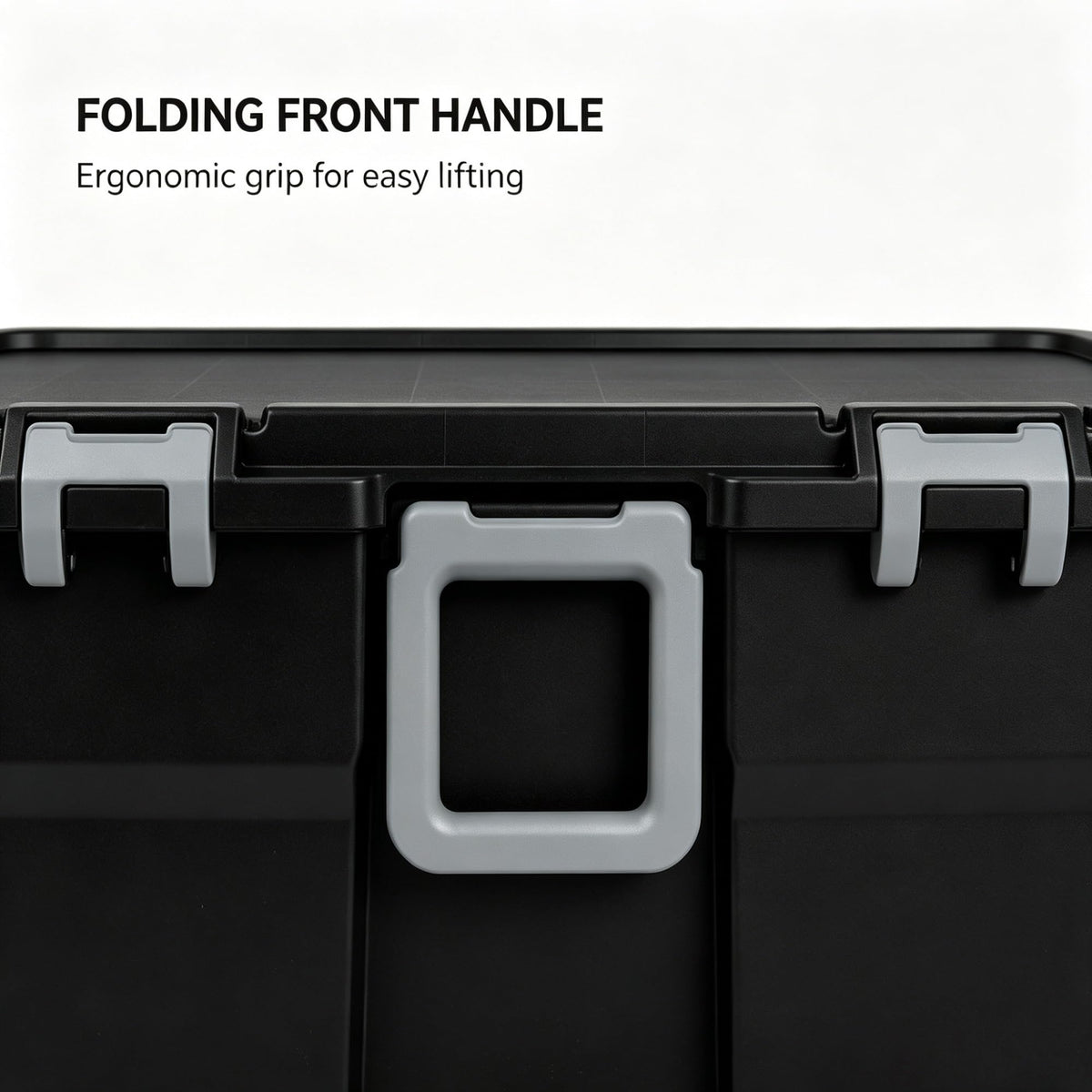Black 2 Pack 22 Gallon Wheeled Plastic Storage Trunk W12152