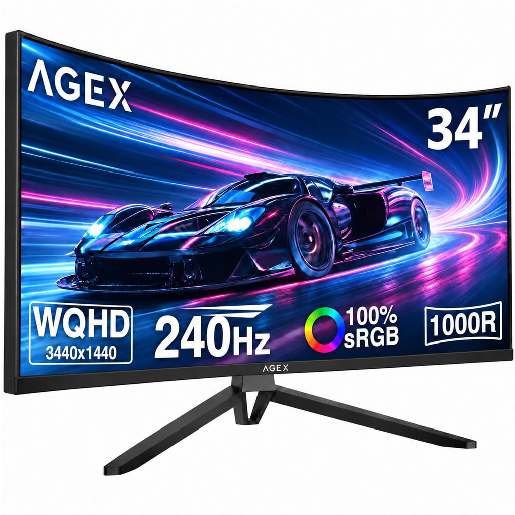 34 Inch WQHD 2K Ultrawide Curved Gaming Monitor 240Hz Q425198