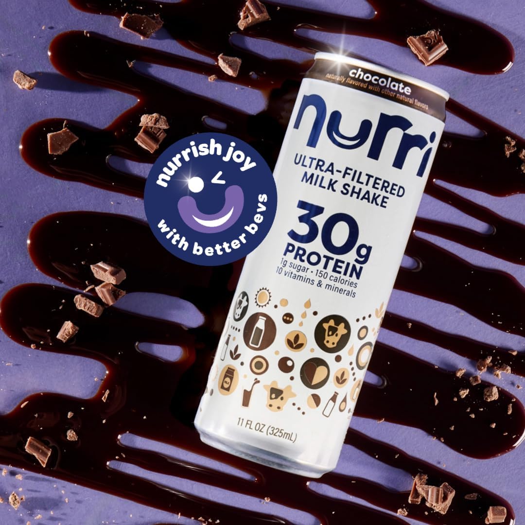 Milk Chocolate Protein Shake, 30g Protein, Lactose Free, 12 Pack A4497