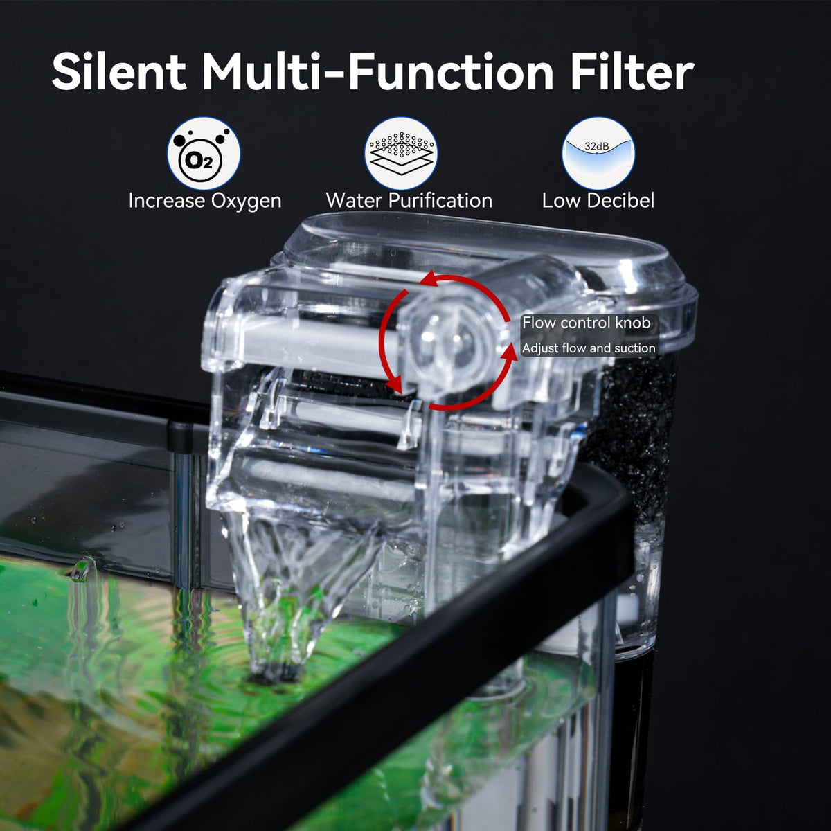 1.5 Gallon Aquarium Starter Kit with Filteration Lighting T845