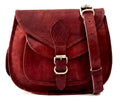 Genuine Leather Crossbody Satchel Bag H556