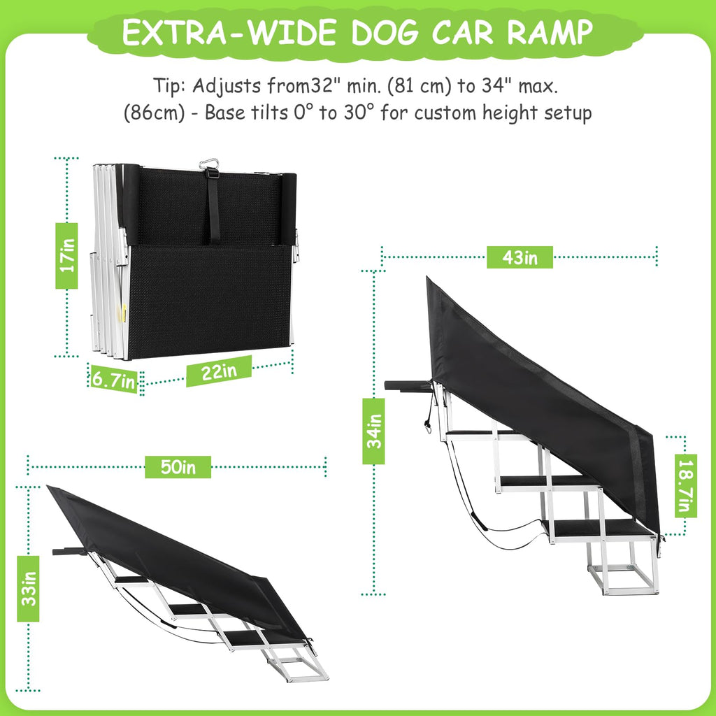 Dog Stairs with Guardrail T938