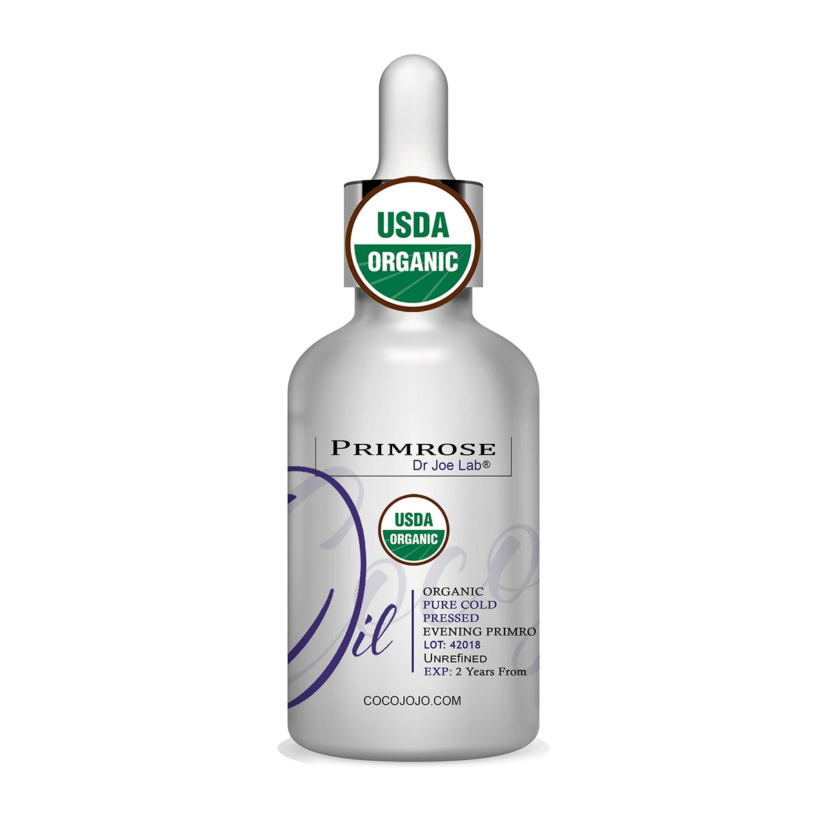 Organic Cold Pressed Evening Primrose Oil 1 oz F9249