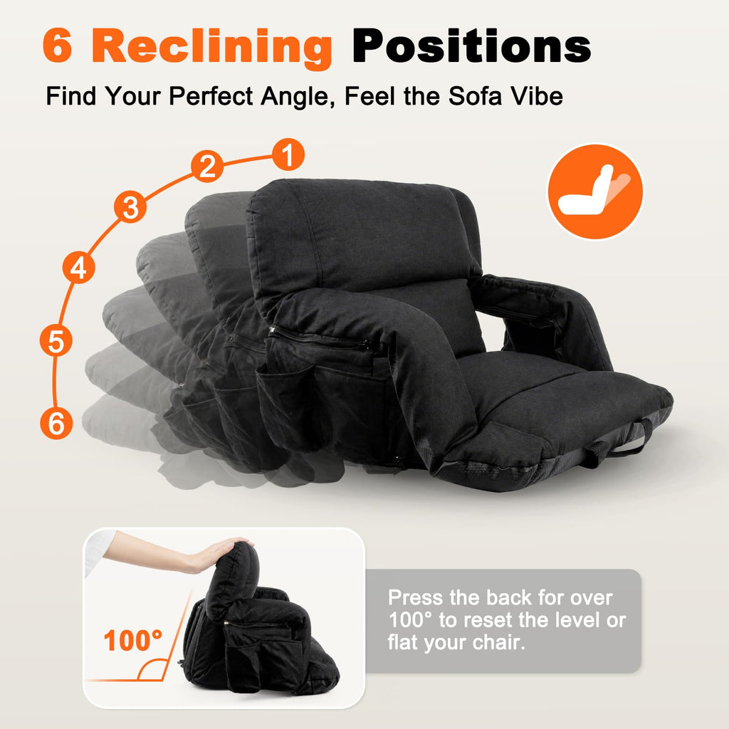26" Extra Wide Stadium Seats with Back Support Z489