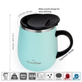 16 oz Stainless Steel Insulated Coffee Mug 2-Pack R6873