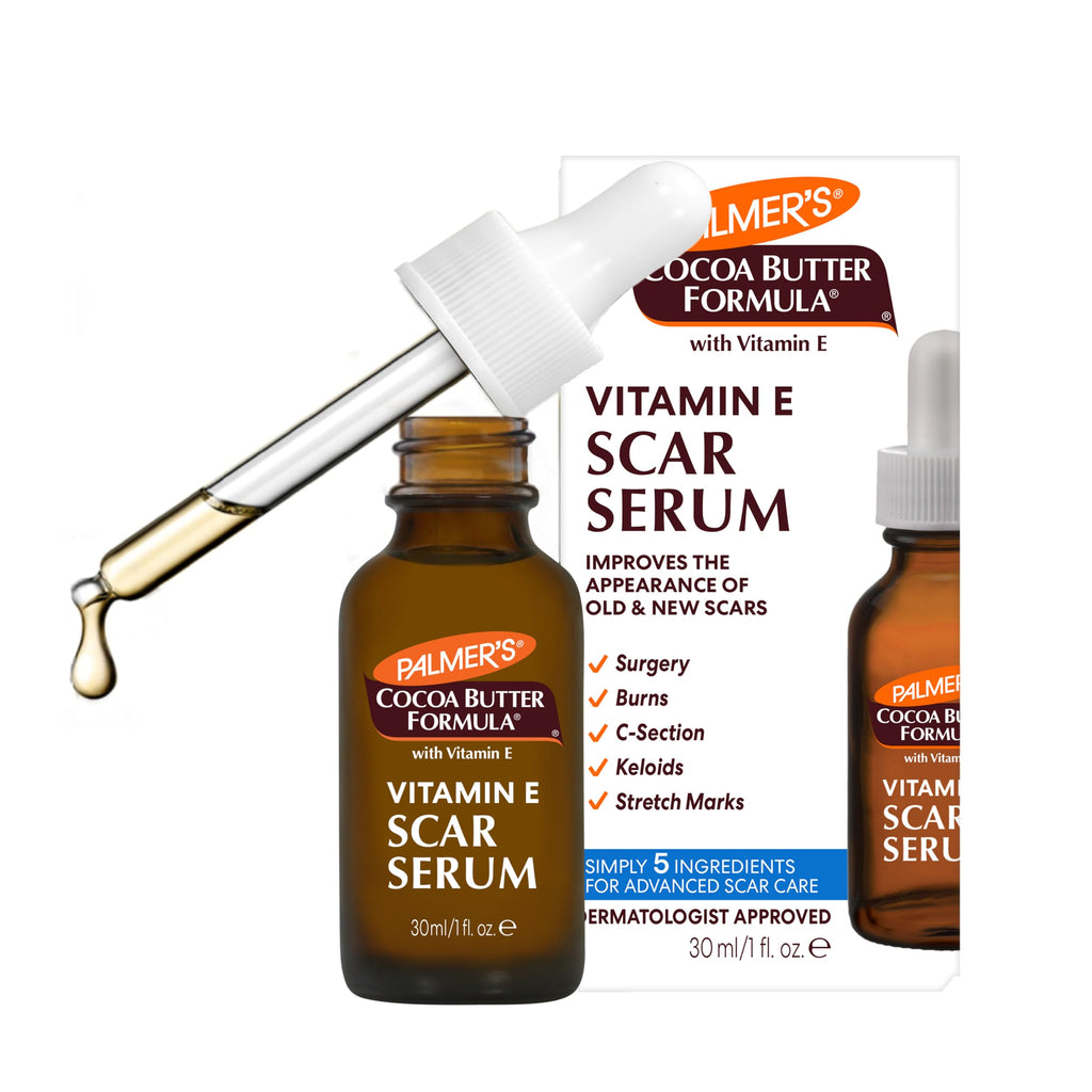 Fragrance Free Cocoa Butter Scar Serum with Vitamin E 1 Oz L9609