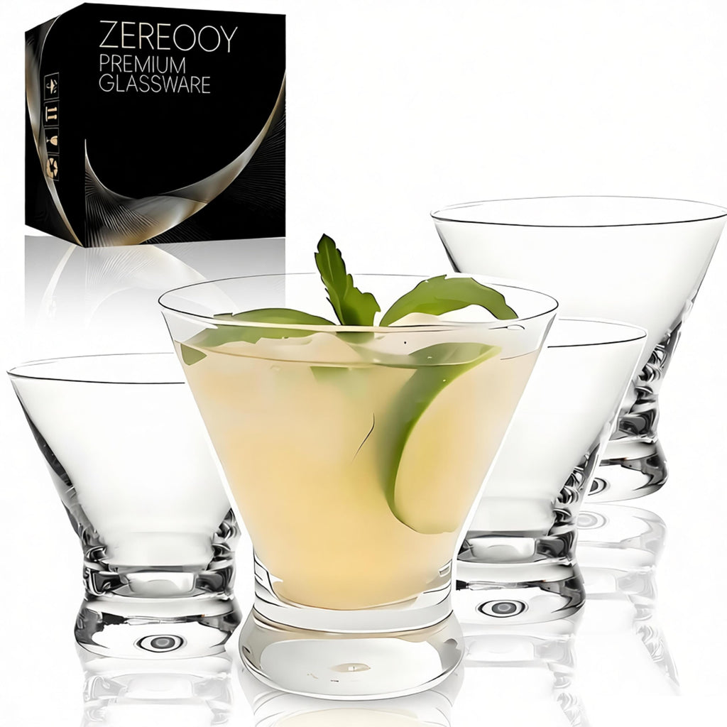 Stemless Martini Glasses Set of 4 L842