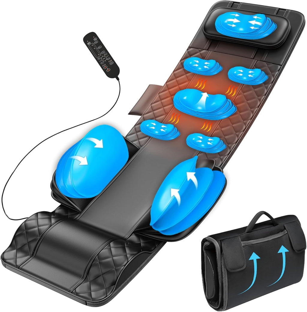 Foldable Full Body Massage Mat with Heat J3878