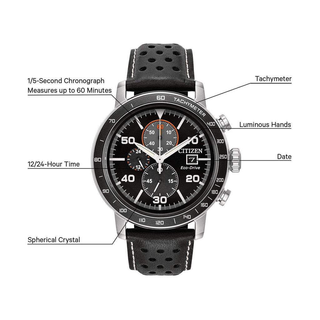 Men's Stainless Steel Chronograph Watch W80320