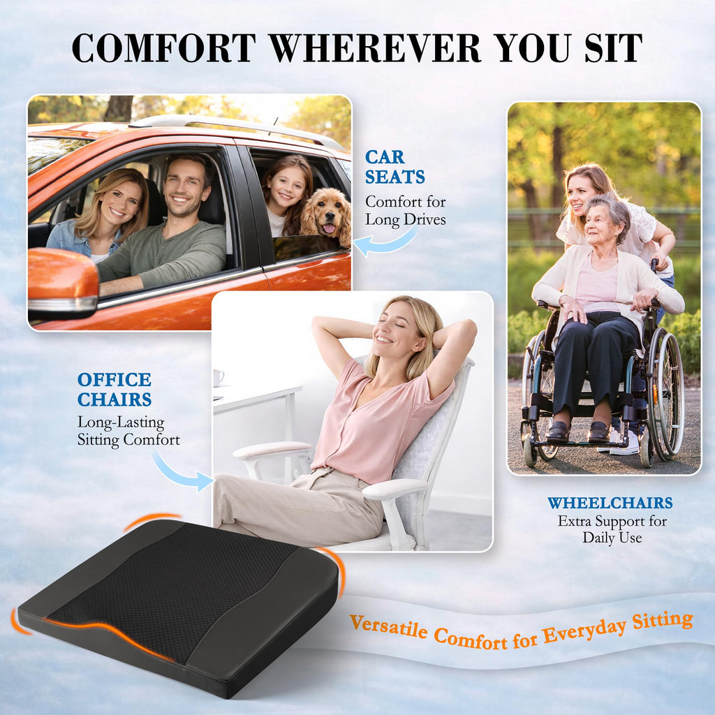 Memory Foam Car Seat Cushion A2638