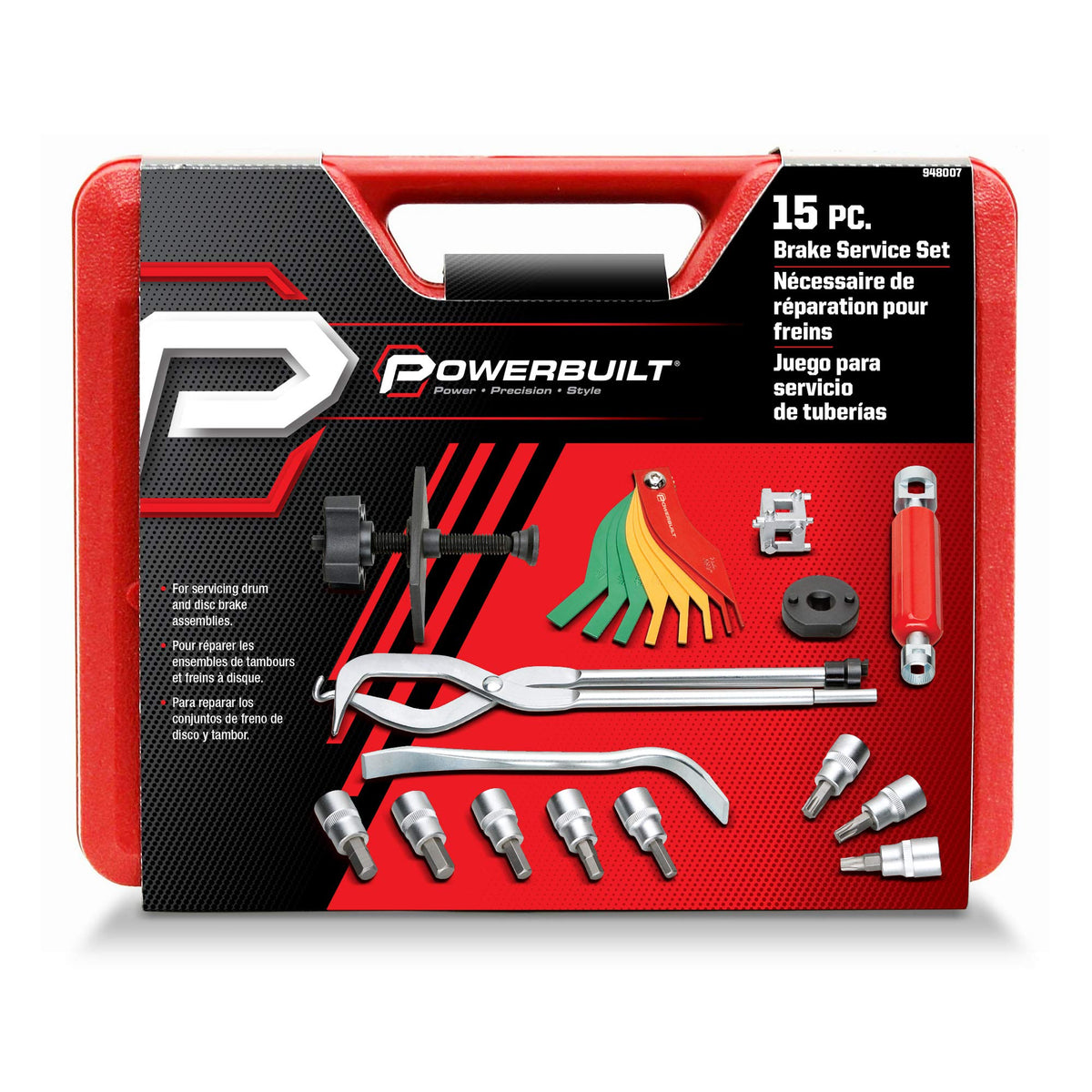 15 Piece Brake Service Set G703582