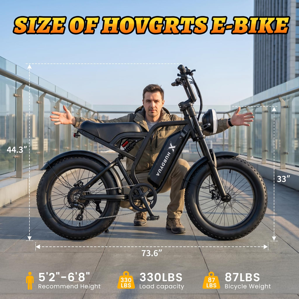 Electric Bike 1500W Peak Motor 48V 15.6Ah Removable Battery J7592