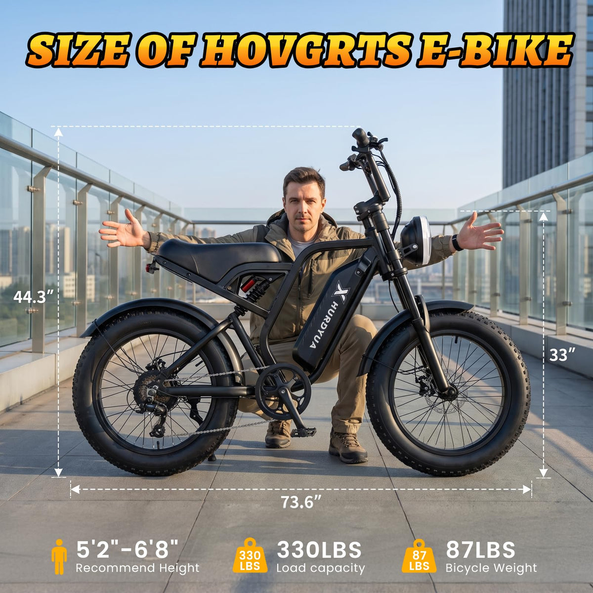 Electric Bike 1500W Peak Motor 48V 15.6Ah Removable Battery J7592