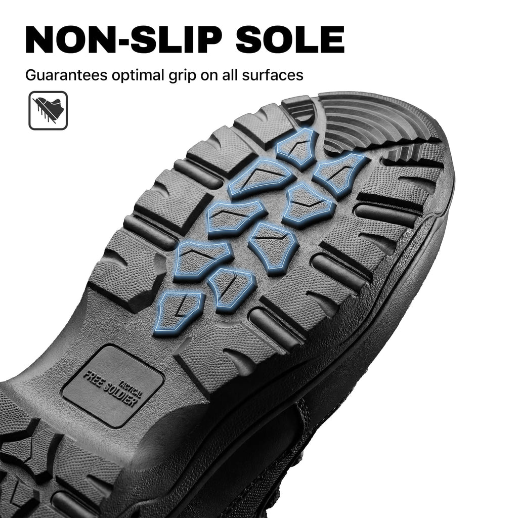 Waterproof Side Zip 8" Tactical Boot T3579