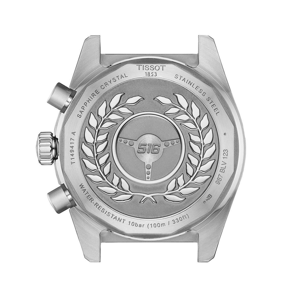 Black Dial 40mm Swiss Quartz Chronograph Men's Watch P845218