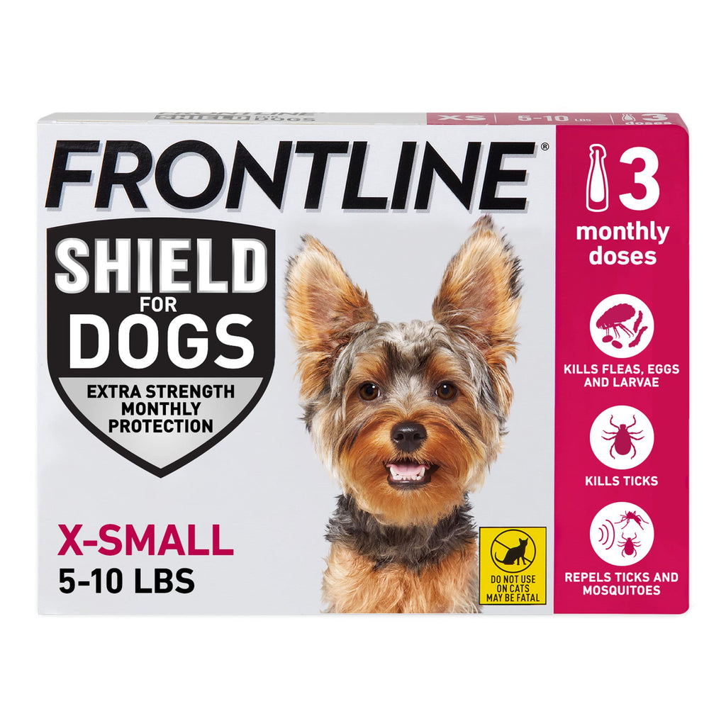Flea & Tick Treatment for X-Small Dogs 5-10 lbs. Count of 3 P690