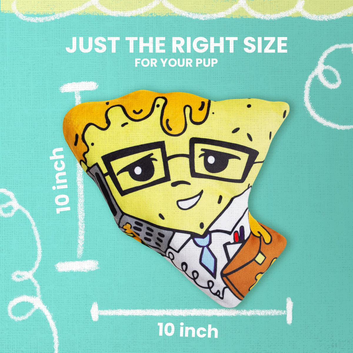 Dog Toy with Squeaker and Crinkle I34880