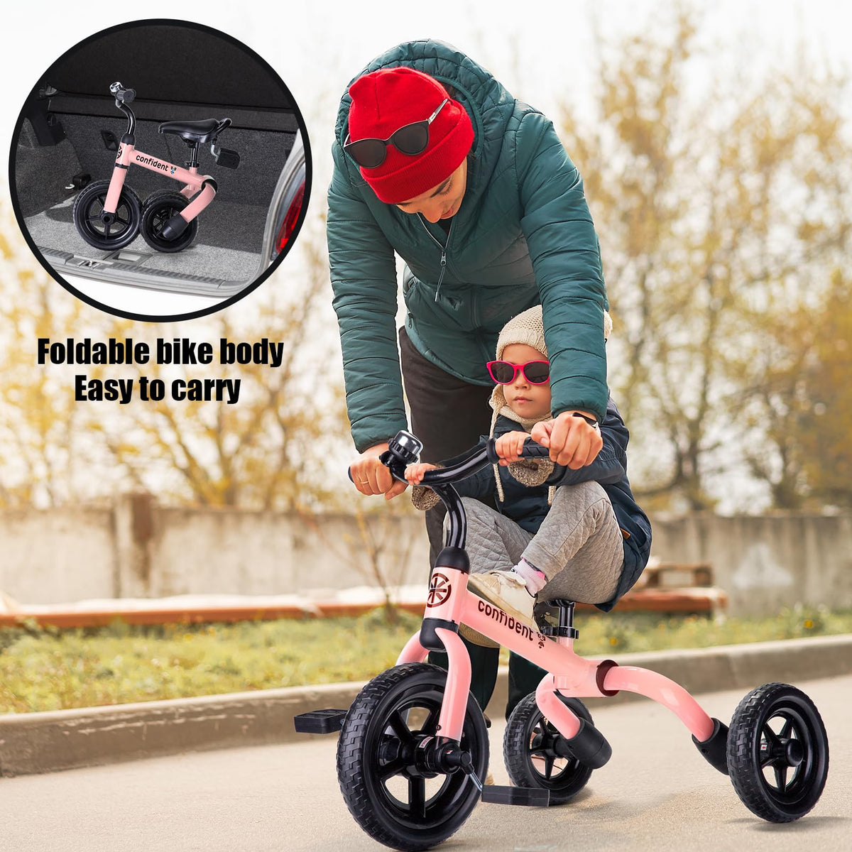 3 in 1 Folding Kids Tricycle S309