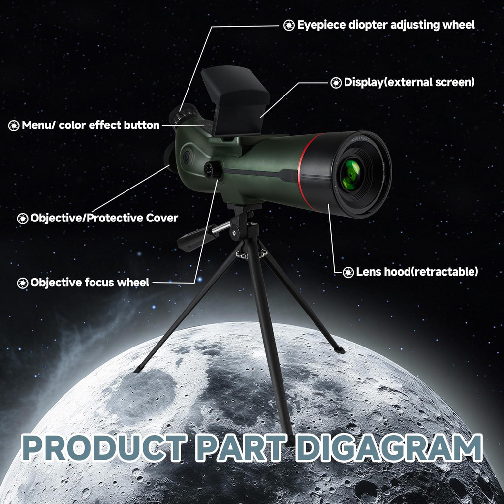 Auto-Focus Portable Digital Electronic Telescope L88810