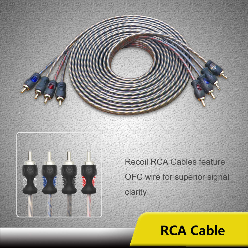 4 Gauge 4-Channel Amplifier Wiring Kit O3450