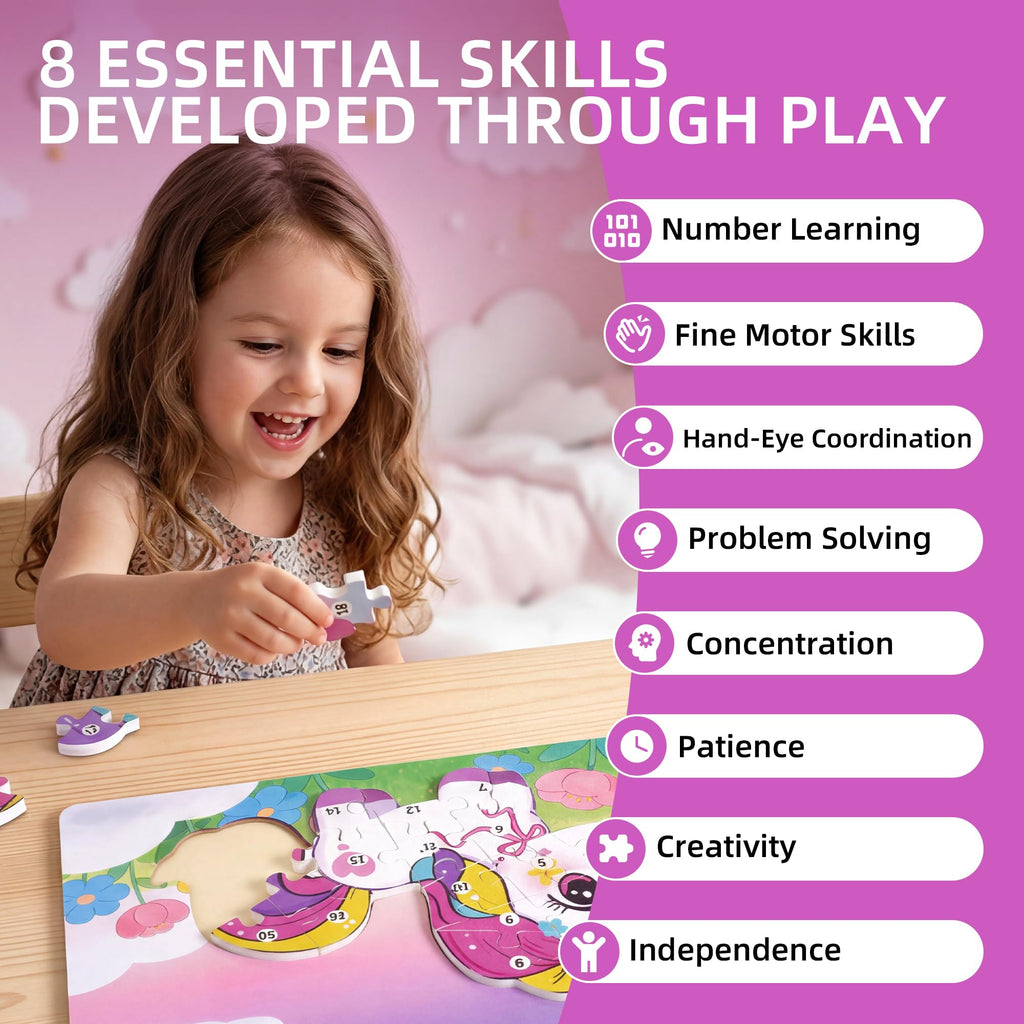 Wooden Puzzle for Toddlers Age 3-5 A1152