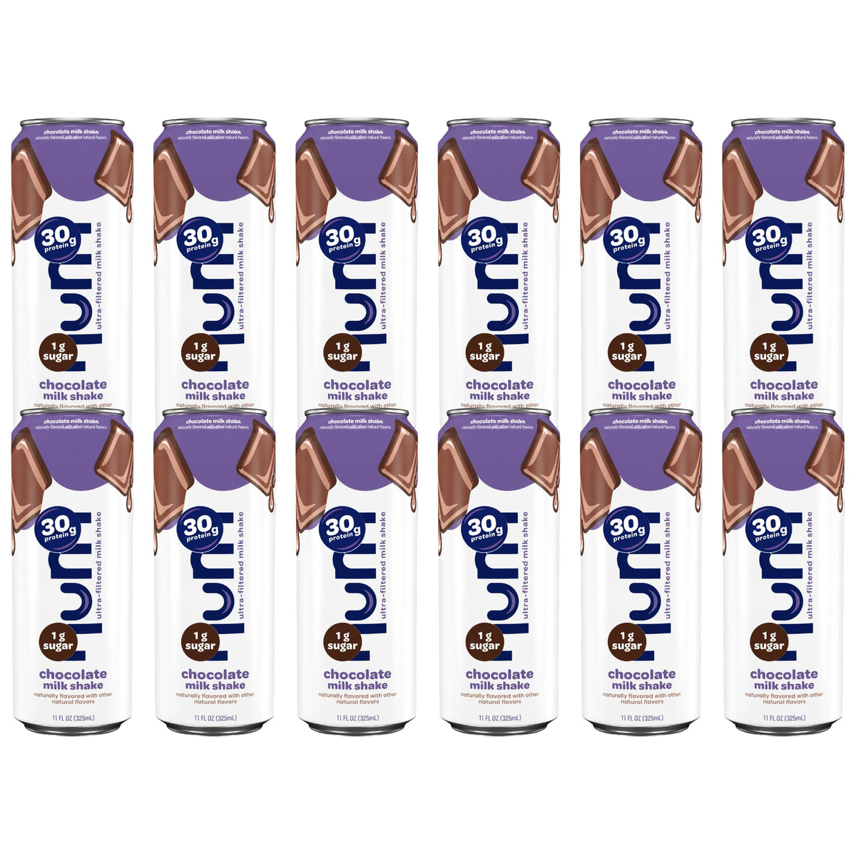 Milk Chocolate Protein Shake, 30g Protein, Lactose Free, 12 Pack A4497