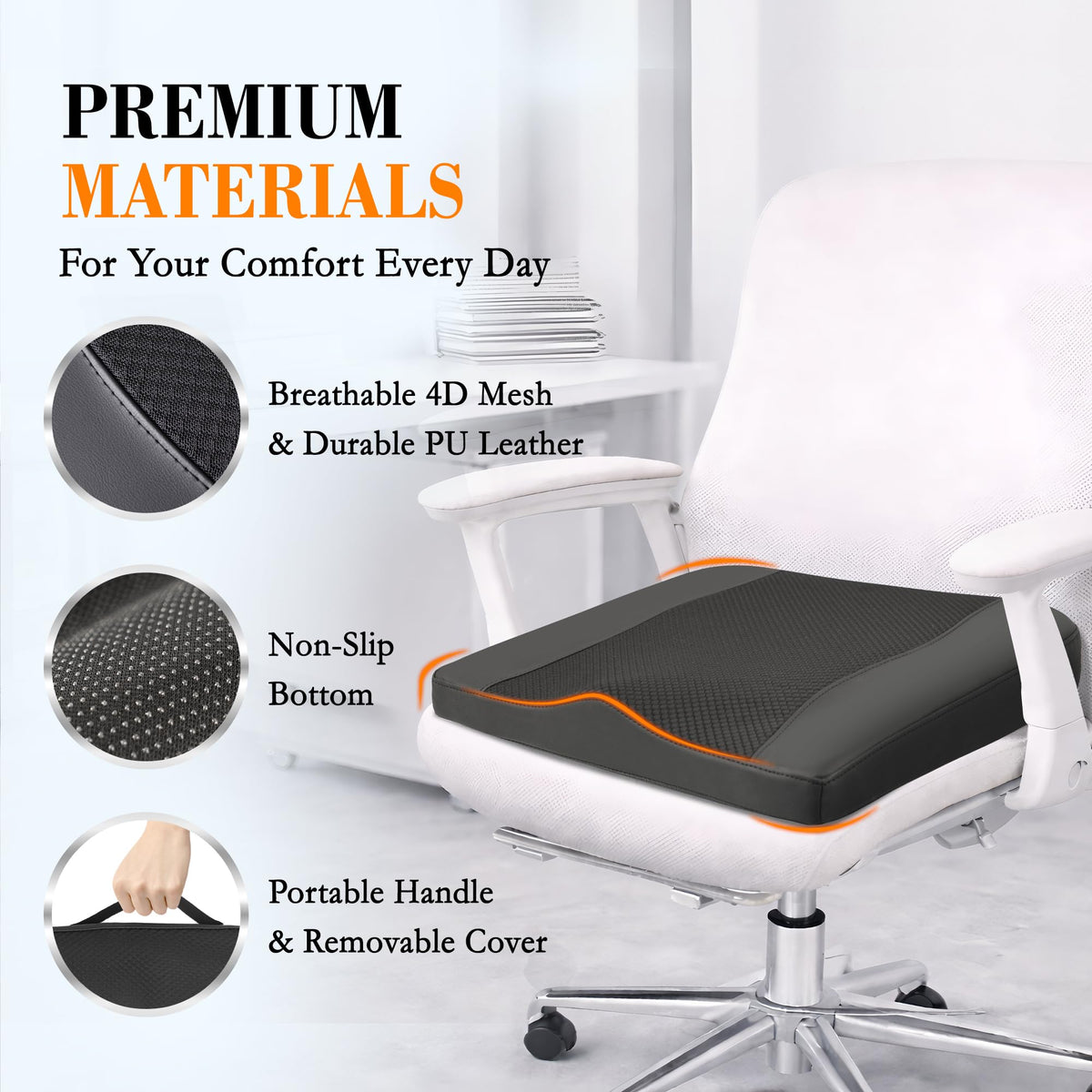Memory Foam Car Seat Cushion A2638