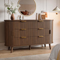 Fluted 6 Drawer Dresser T3810